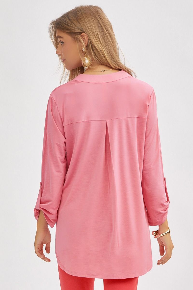 Dear Scarlett 3/4 Lizzy Top in 7 Solid Colors