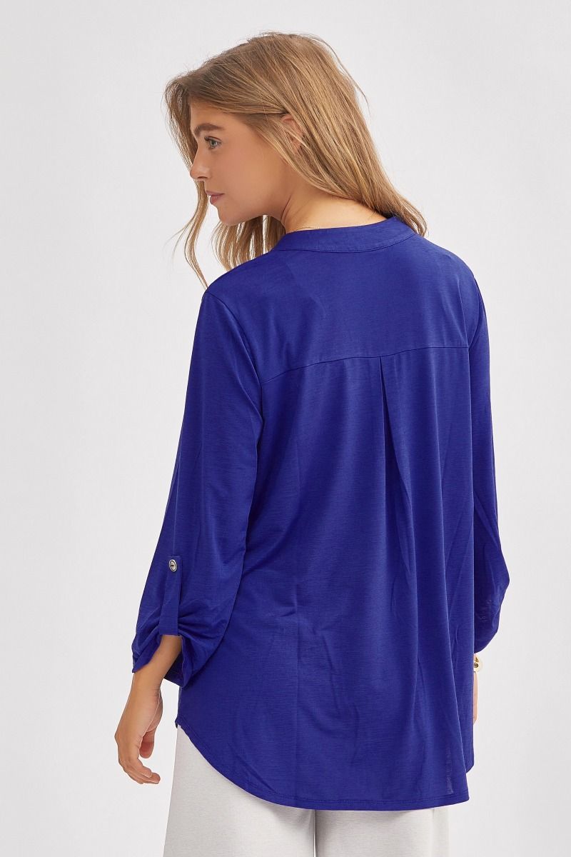 Dear Scarlett 3/4 Lizzy Top in 7 Solid Colors