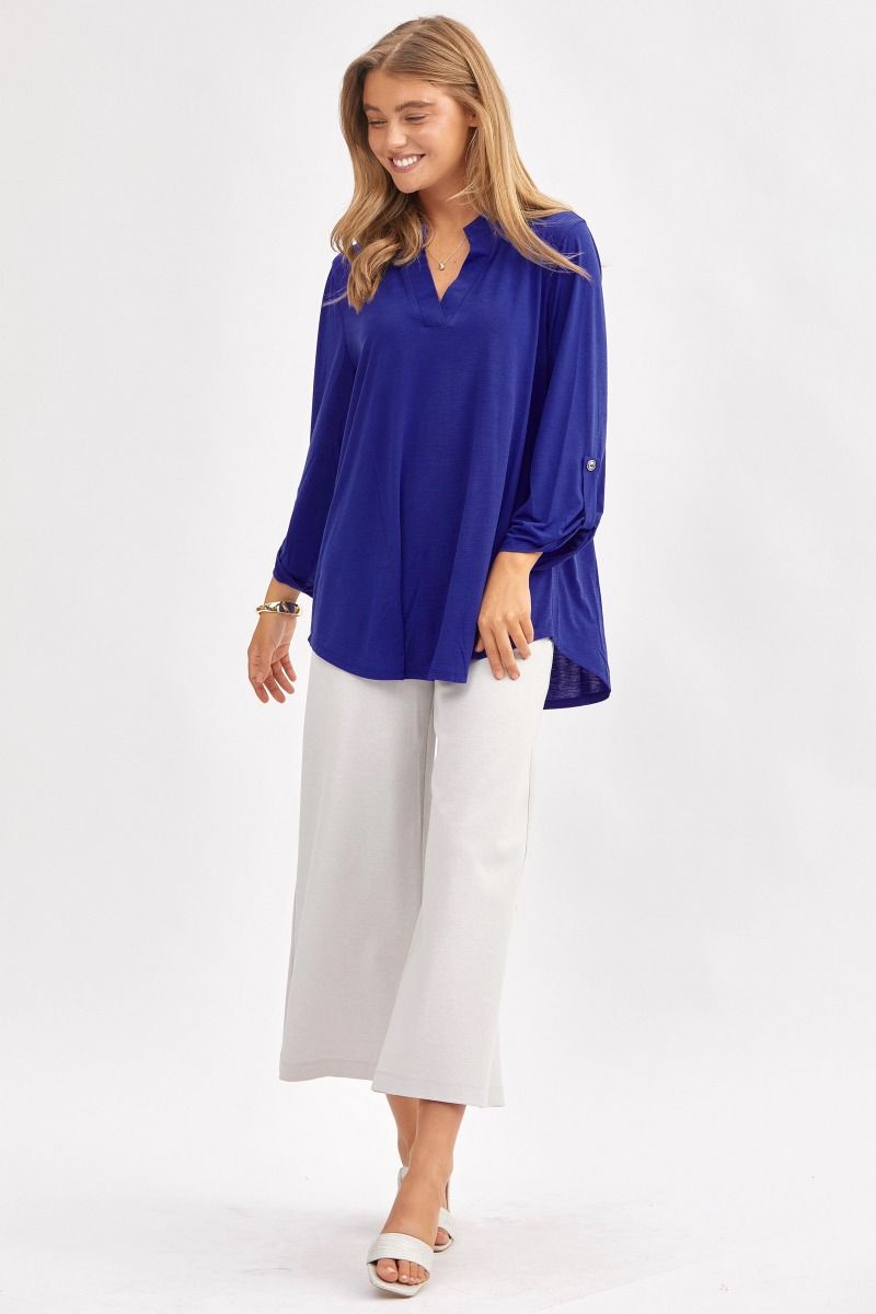 Dear Scarlett 3/4 Lizzy Top in 7 Solid Colors