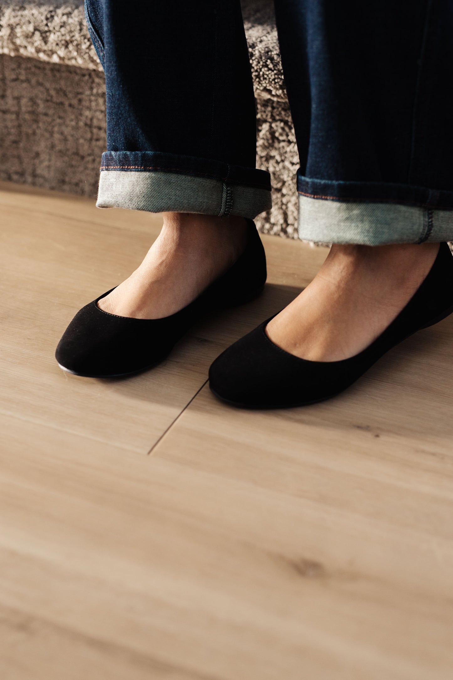 Comfort Ballet Flats in Black