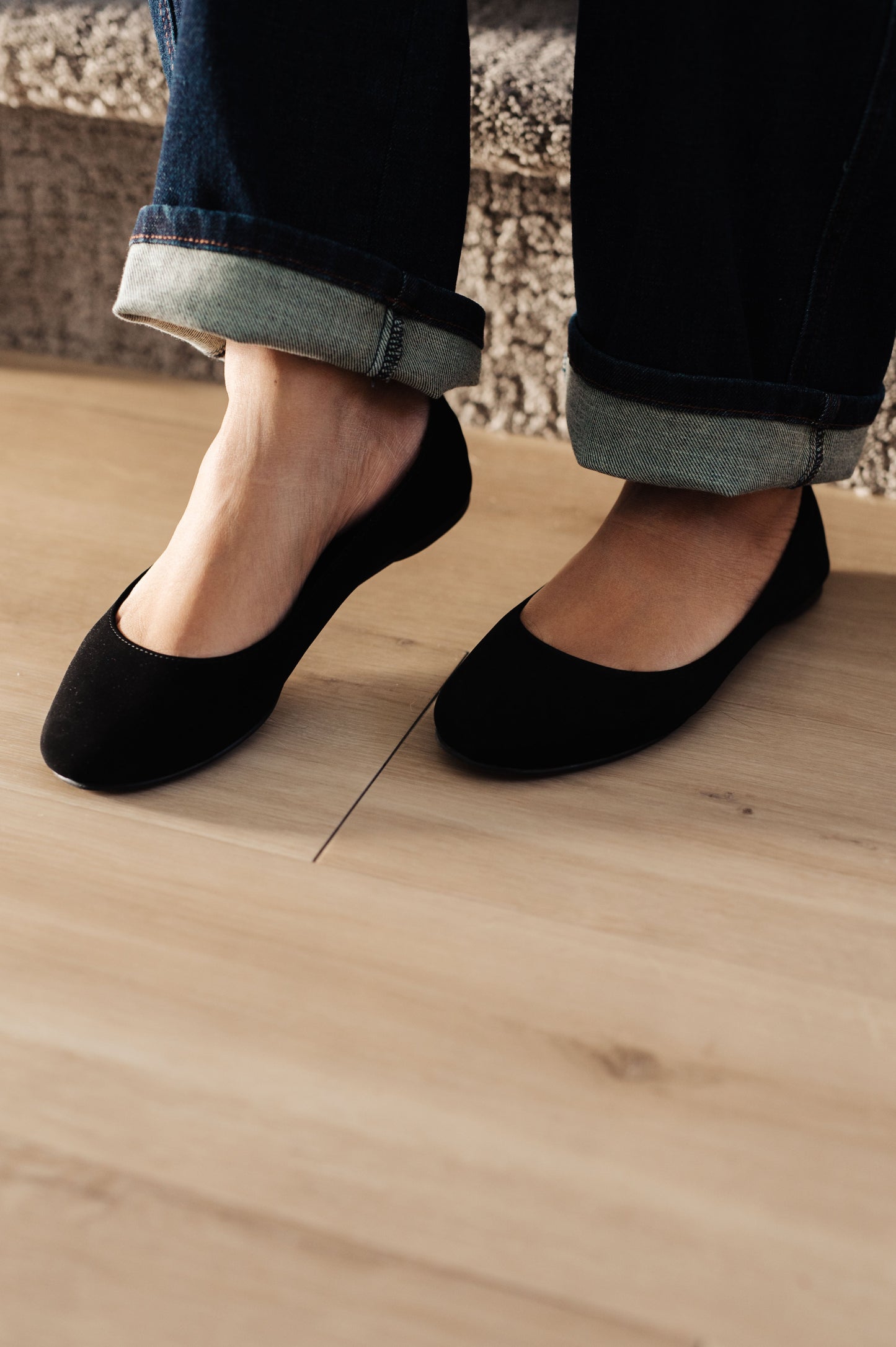 Comfort Ballet Flats in Black