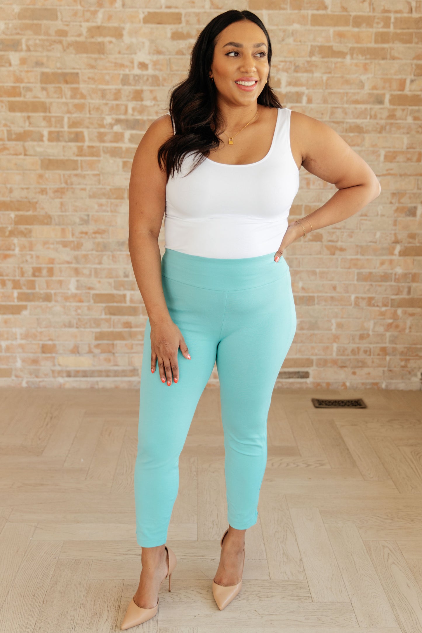 26" Magic Ankle Crop Skinny Pants in Twelve Colors