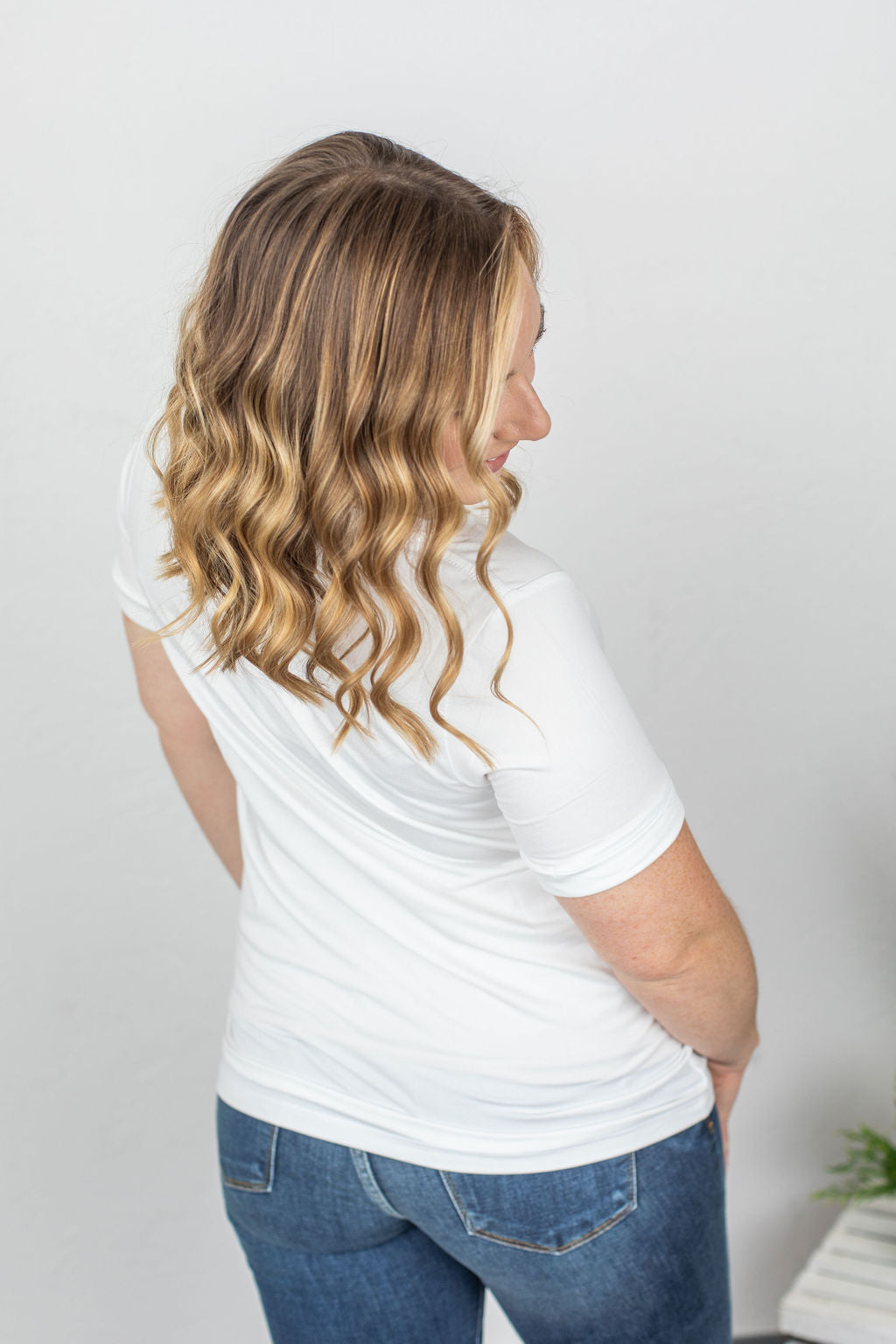 IN STOCK Sophie Pocket Tee - White