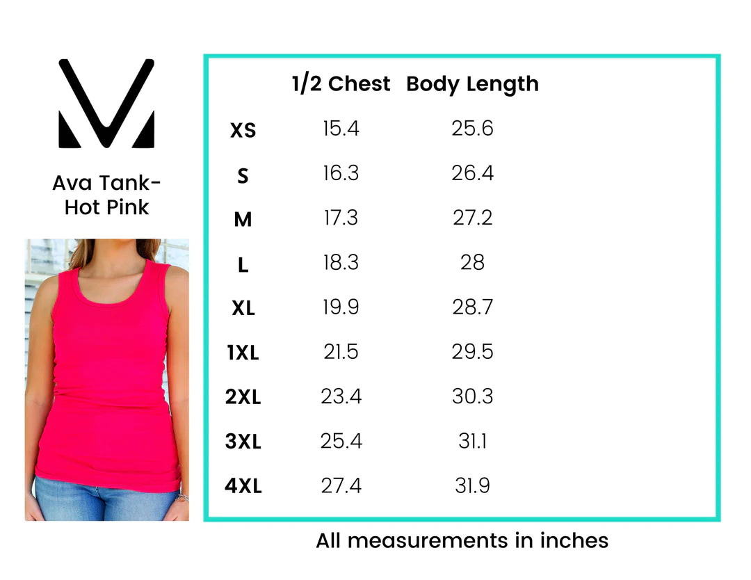 Michelle Mae Ava Tank- White