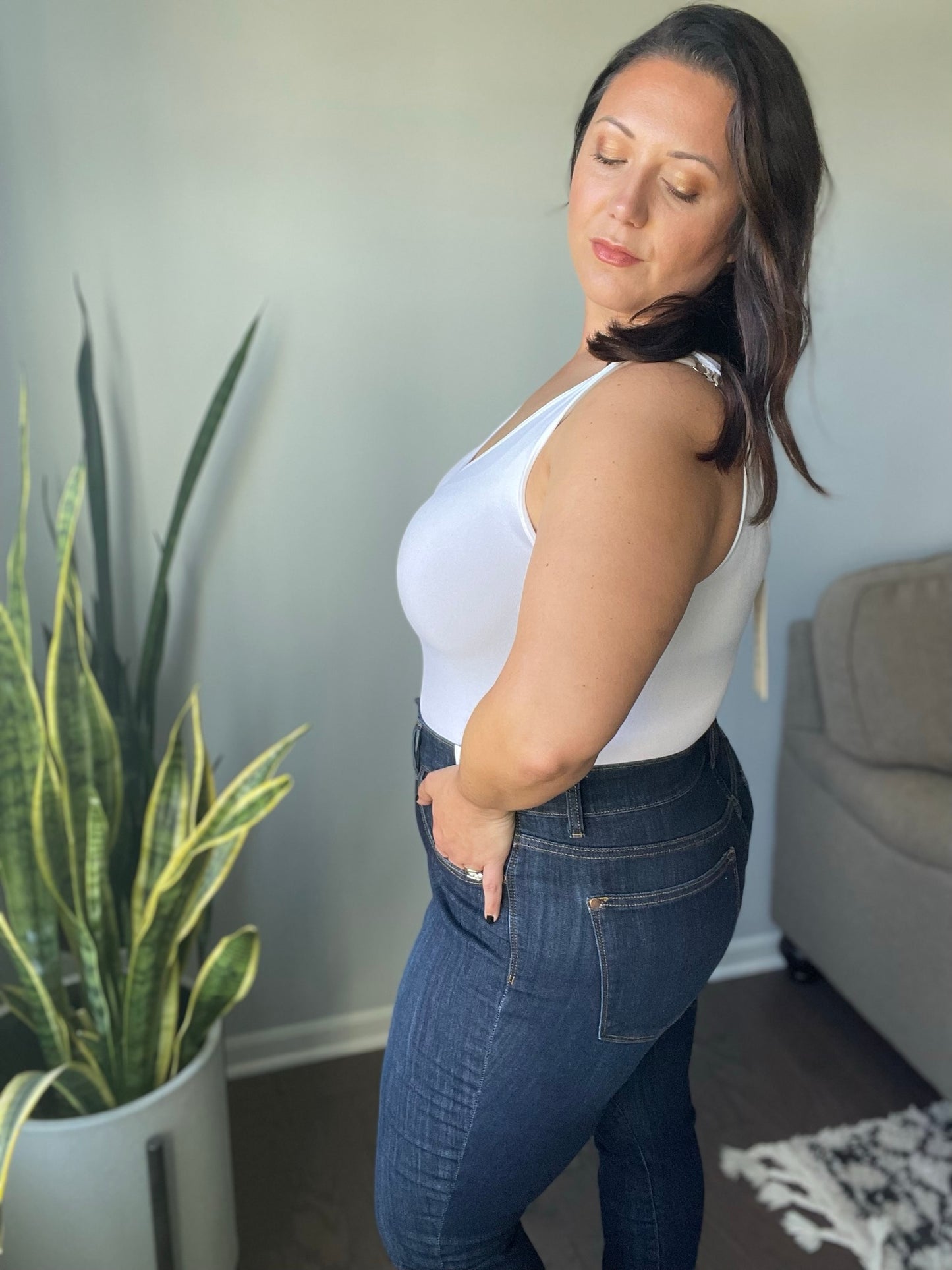 The Basics Bodysuit in White