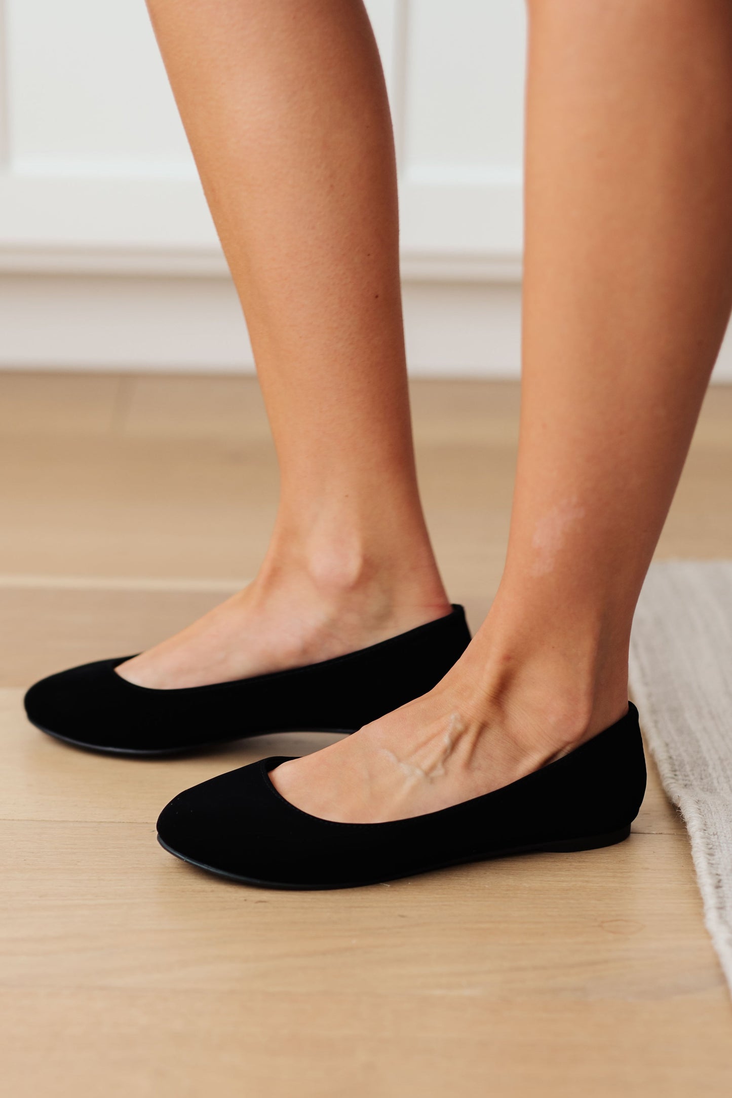 Comfort Ballet Flats in Black