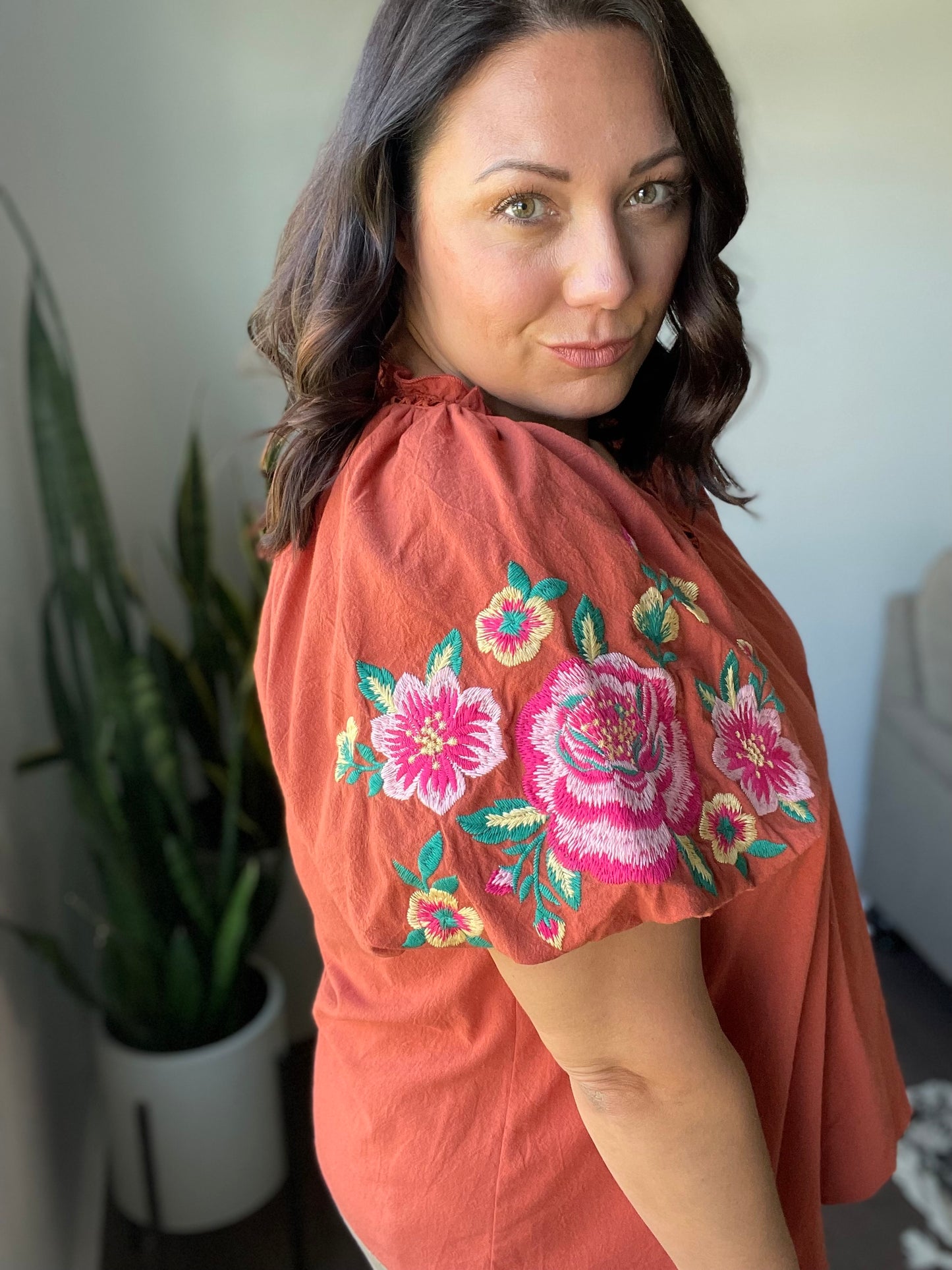 Luisa Embroidered Blouse