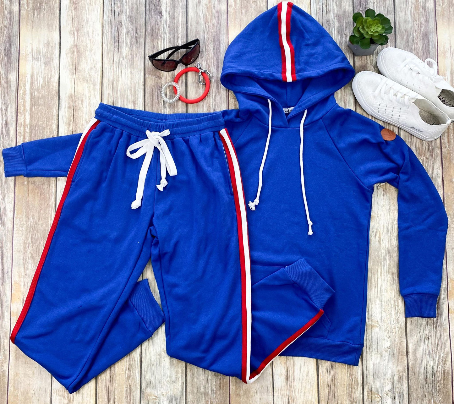 IN STOCK Pullover Hoodie - USA Blue