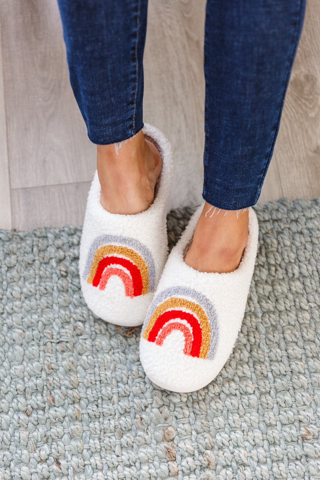 Homebody Slipper in Muted Rainbow