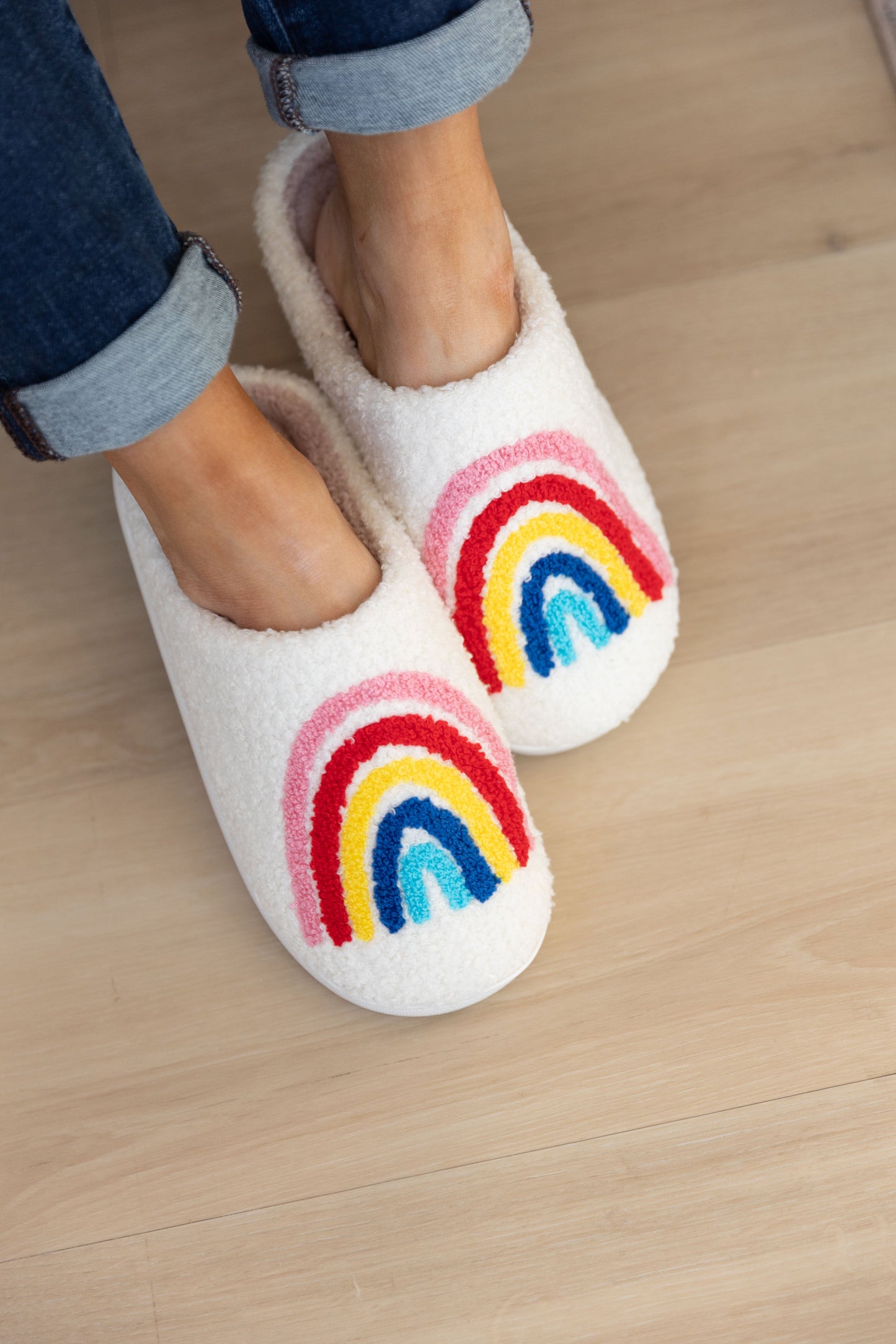 Homebody Slipper in Vibrant Rainbow