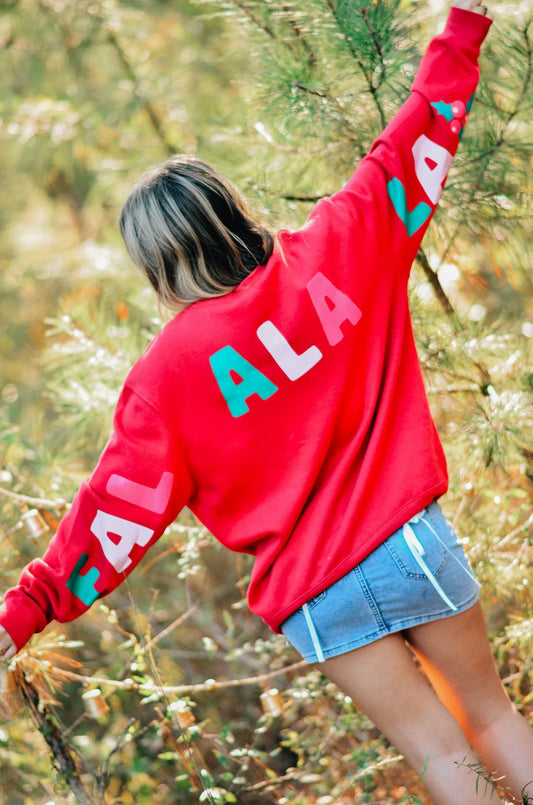 PREORDER Tis the Season /Fa La La Red Sweatshirt