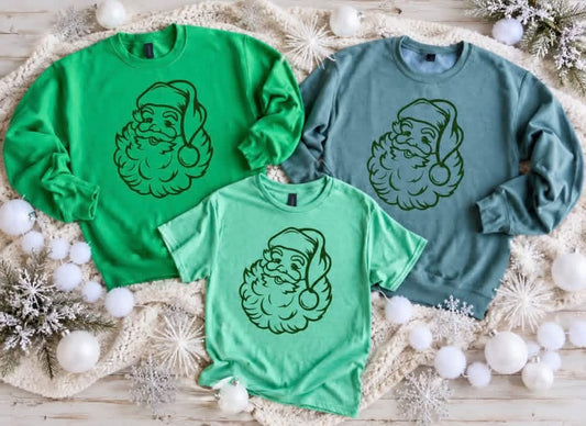 PREORDER: Santa in Emerald Graphic