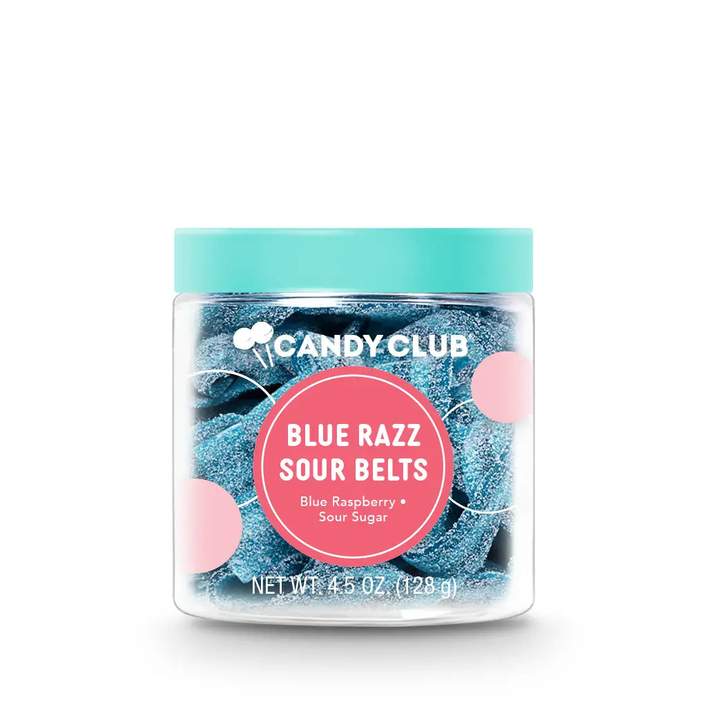 Candy Club Blue Razz Sour Belts