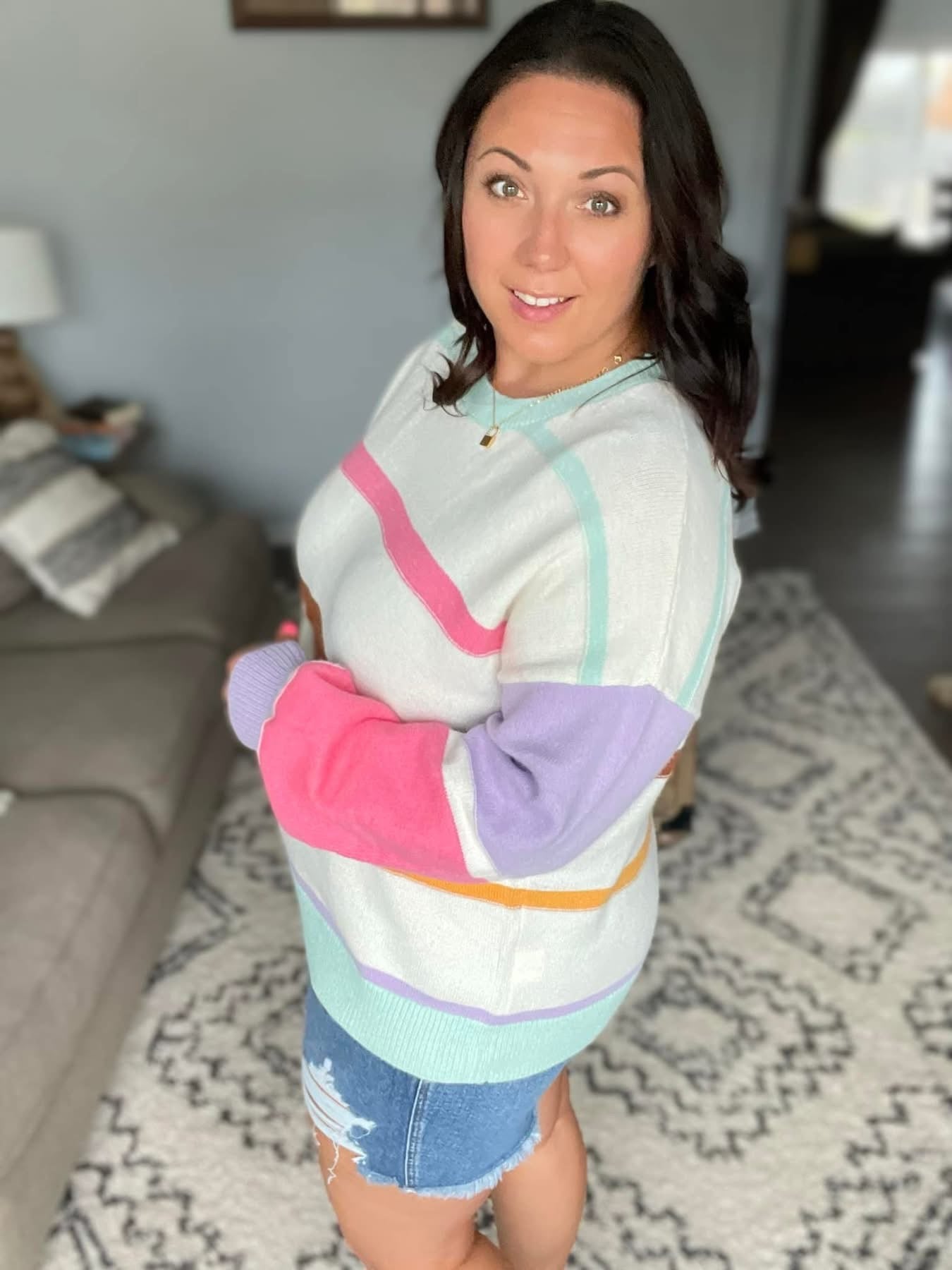 Flawless Features Striped Sweater