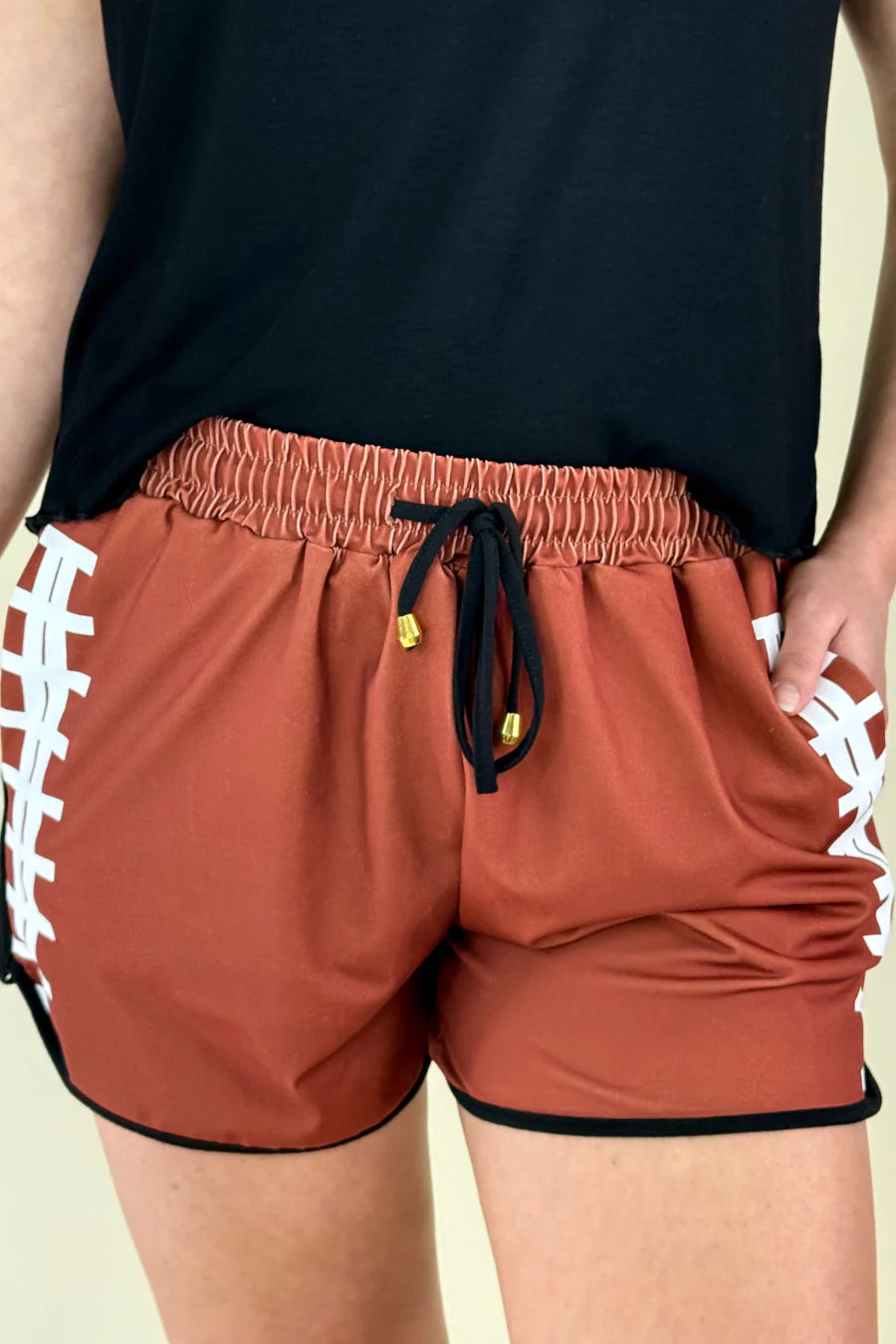 PREORDER: Jess Lea Touchdown Drawstring Everyday Shorts