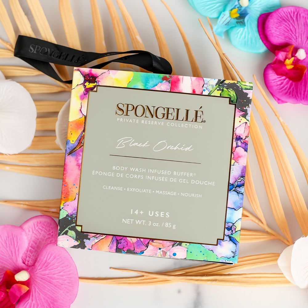 PREORDER Black Orchid Private Reserve Spongelle  | Soap Sponge | Soap
