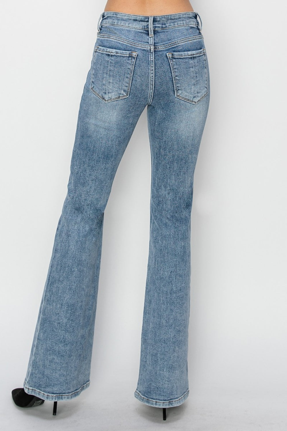 Becky Mid Rise Bootcut Jeans