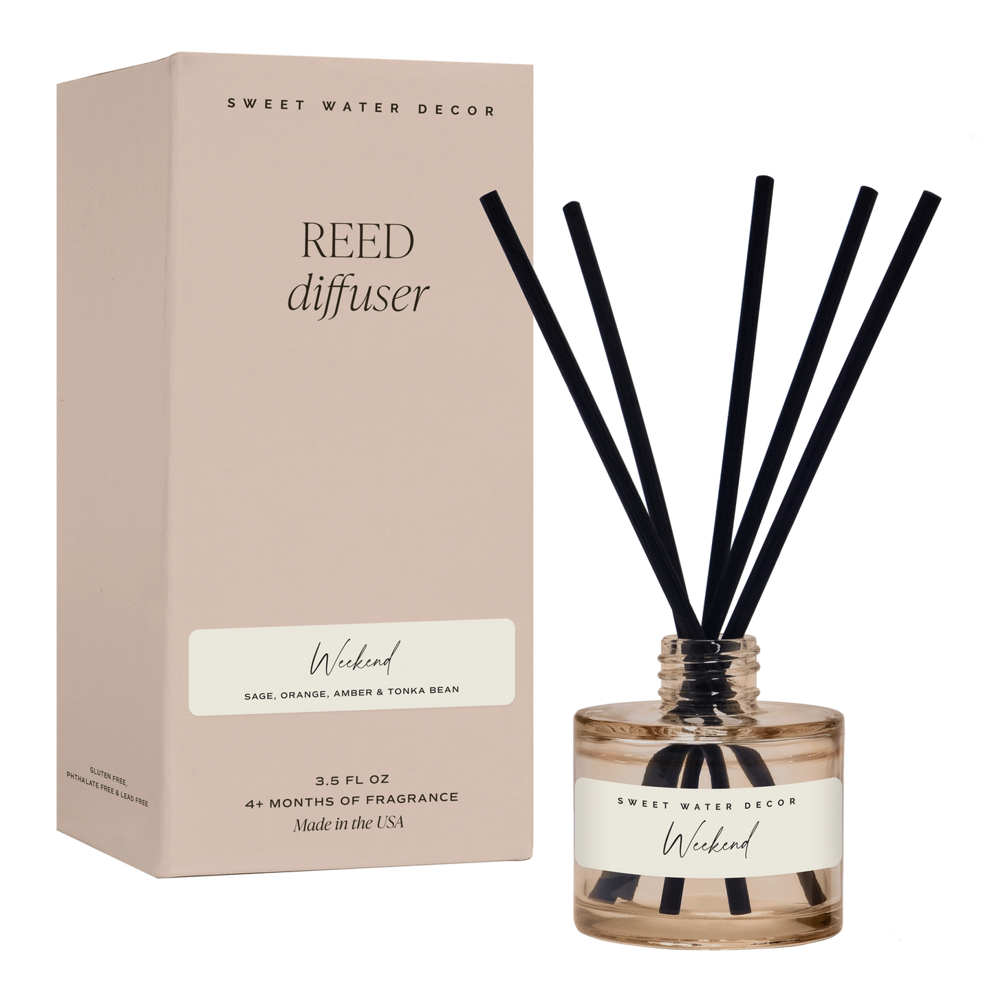 Sweetwater Decor | Weekend Reed Diffuser with New Tinted Bottle