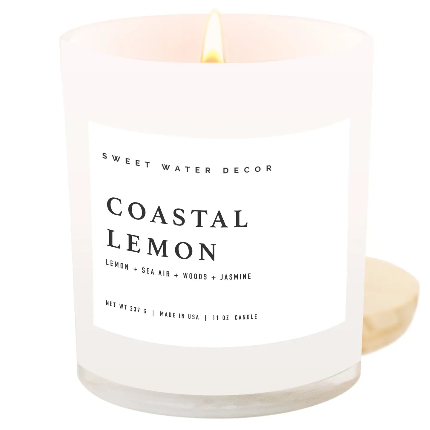 Sweetwater Decor | Coastal Lemon 11 oz Soy Candle