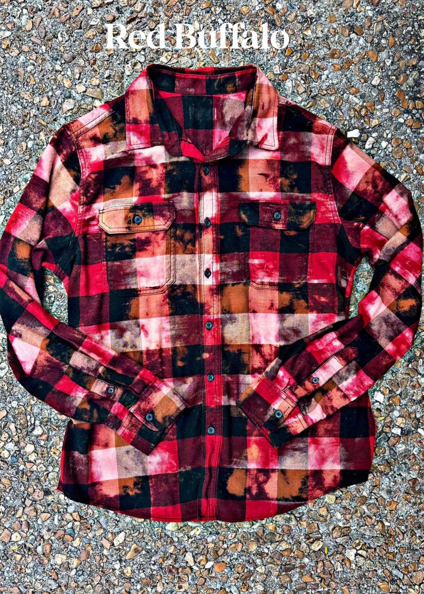 Bleach Distressed Flannels