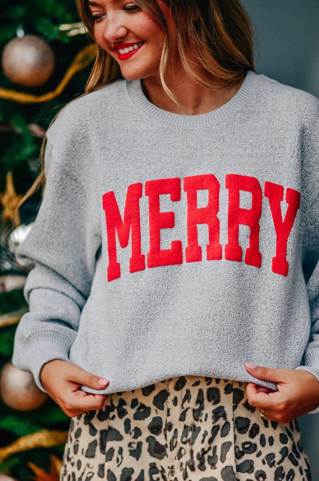 Merry Puff Knit Sweater