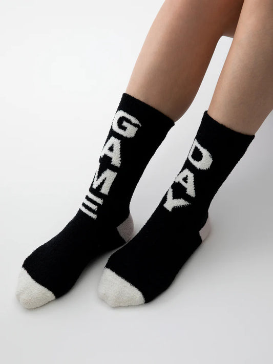 "GAME DAY" Tall Cozy Socks