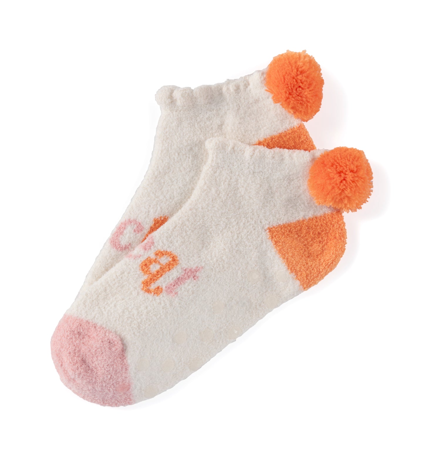 "TRICK/TREAT" Footie Cozy Socks