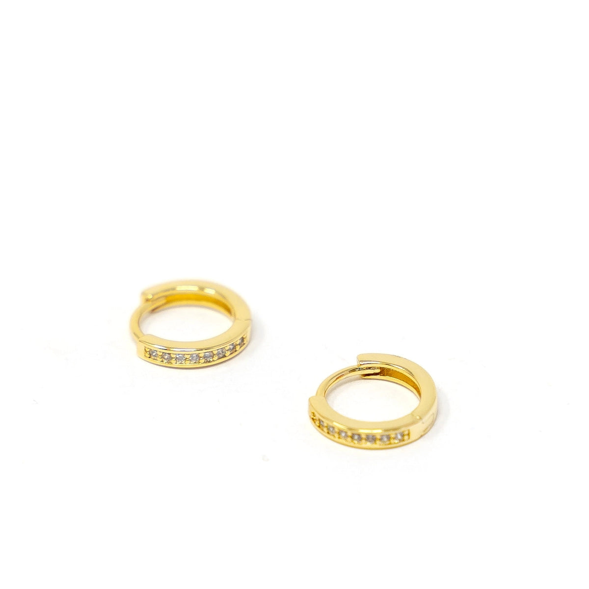 PREORDER Sis Kiss Crystal Huggies in Gold