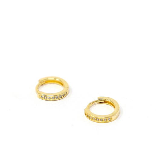 PREORDER Sis Kiss Crystal Huggies in Gold