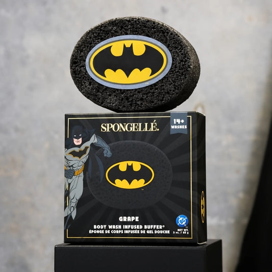 PREORDER Spongelle Batman DC Body Wash Infused Buffer in Grape