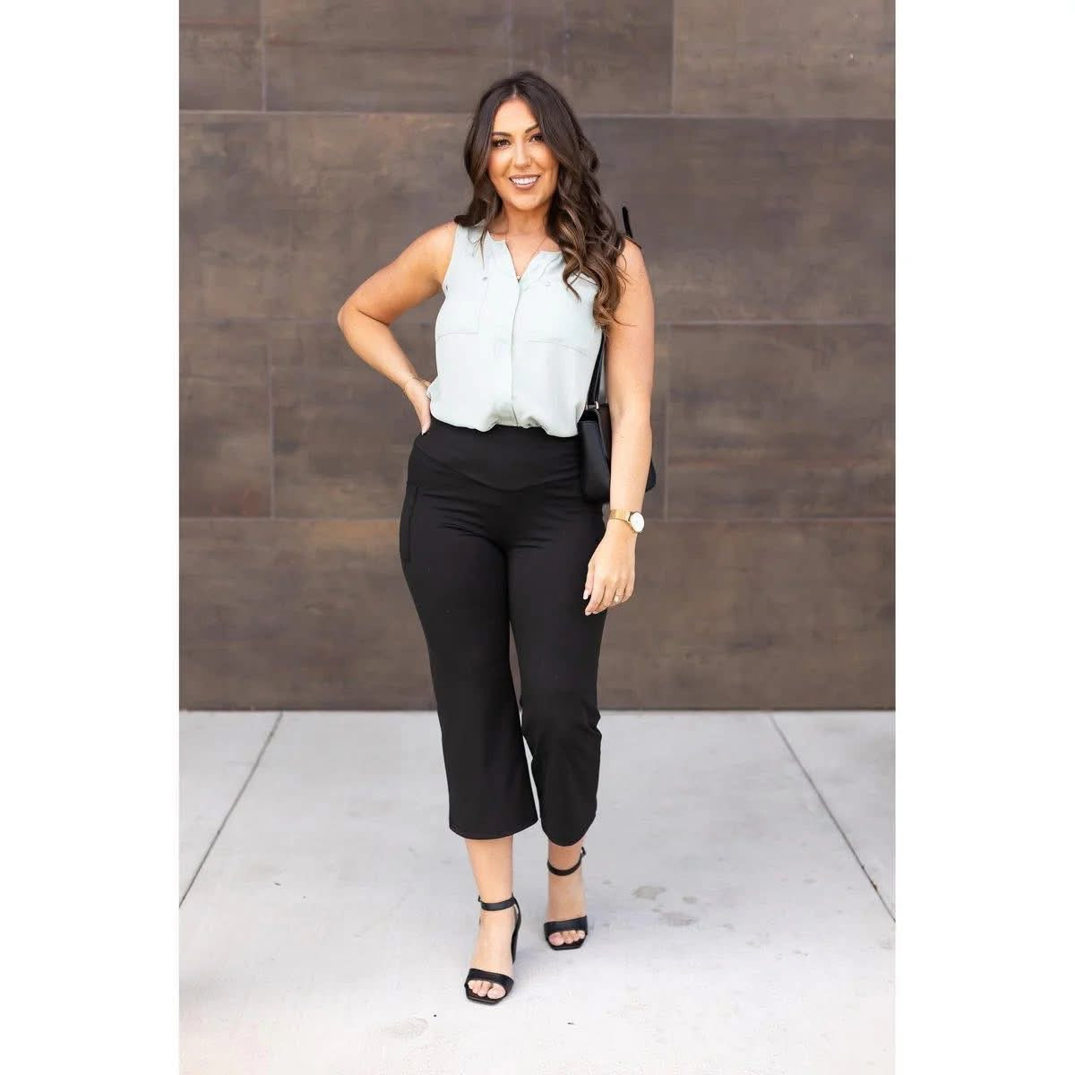 JuliaRose Faith Tummy Control Gaucho Pants