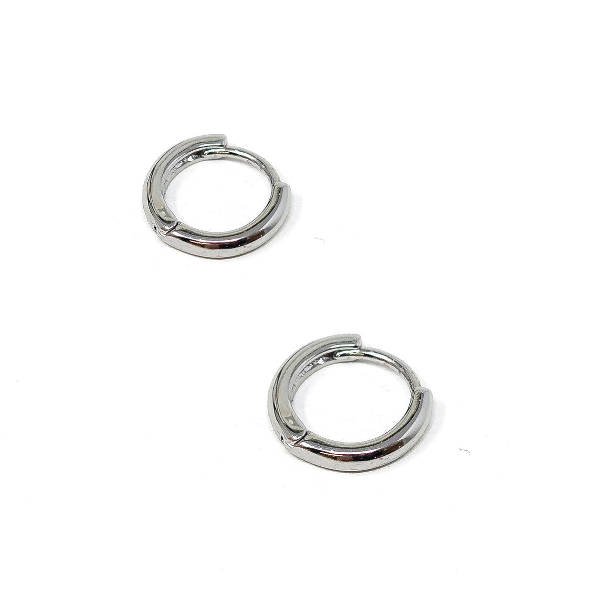 PREORDER Sis Kiss Pearl Charm Huggies in Silver or Gold- 2 Ways To Wear This Pair