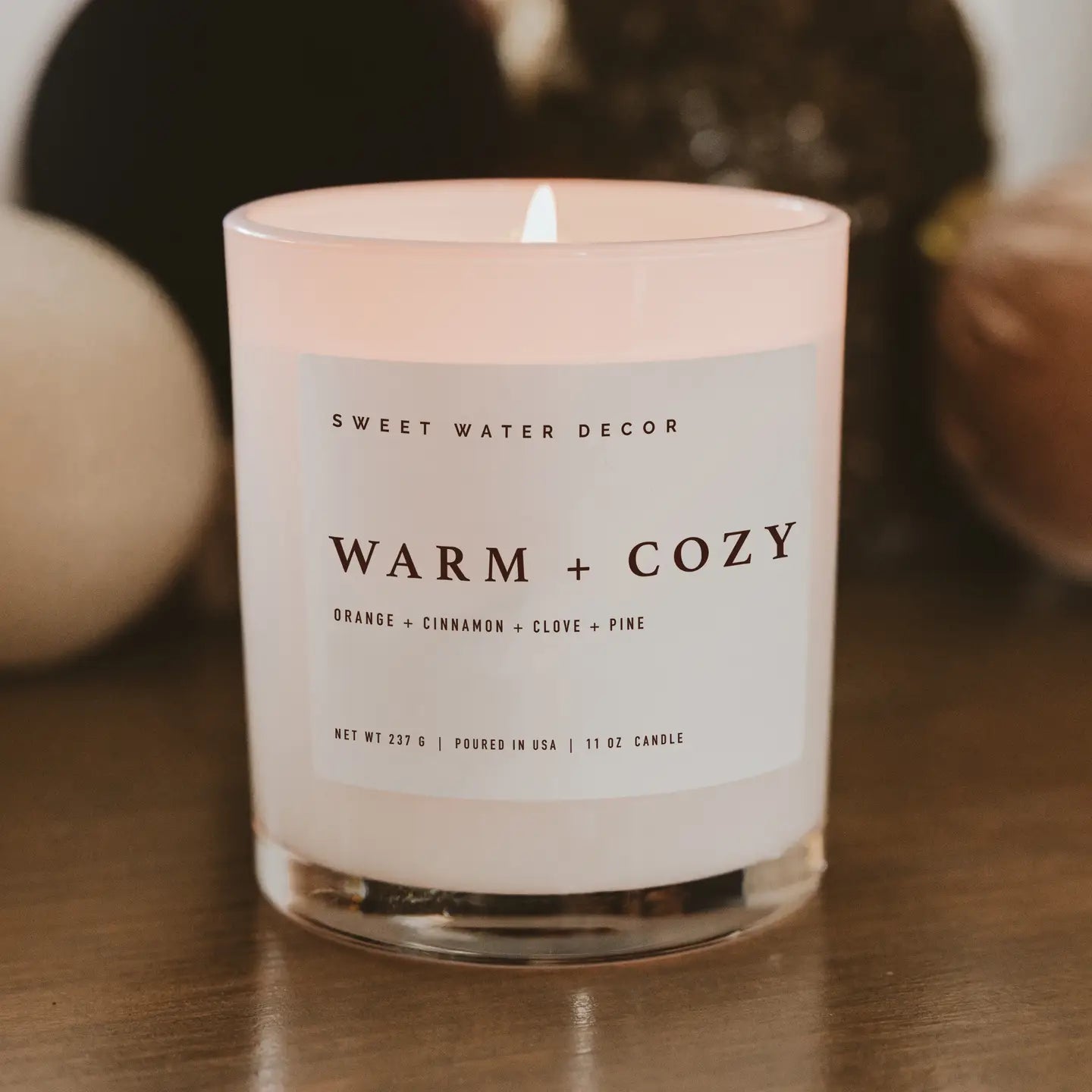 Sweetwater Decor | Warm and Cozy 11 oz Soy Candle