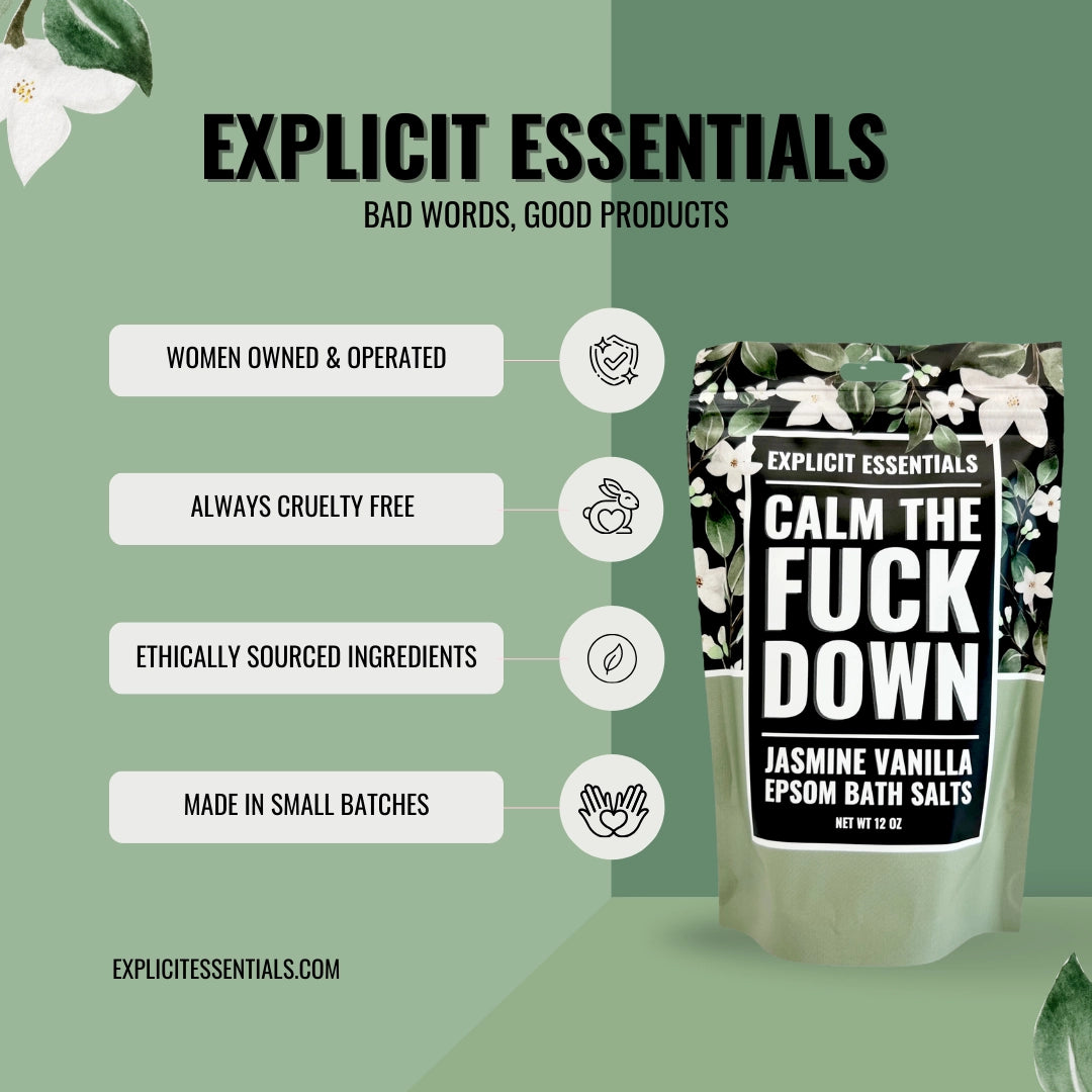 PREORDER Calm the Fuck Down Bath Salts 12oz Bag