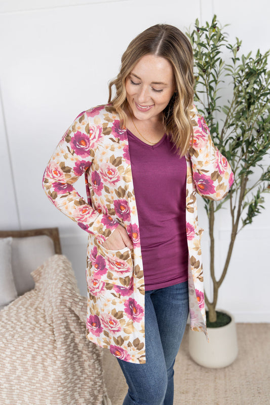 Michelle Mae Classic Cardigan - Autumn Blossom