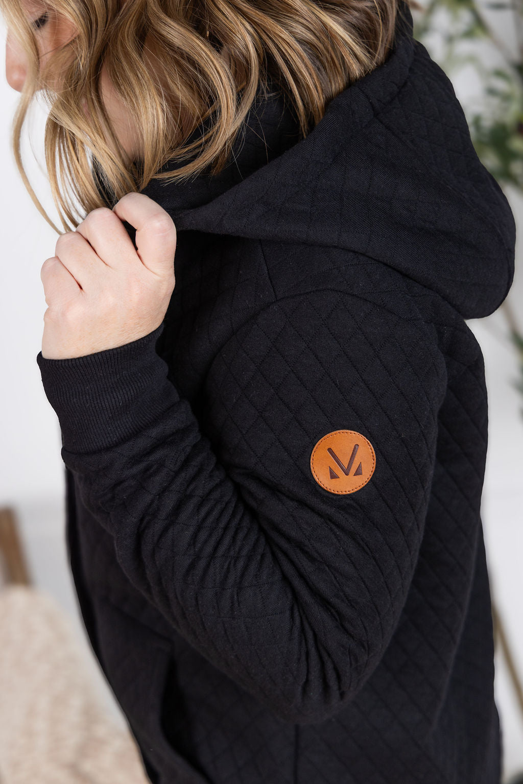 Michelle Mae Kyla Zipper Snap Jacket - Black