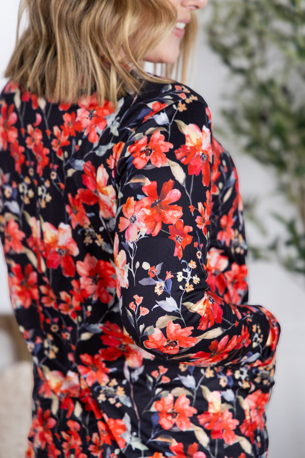 Michelle Mae Classic Cardigan - Sunset Floral