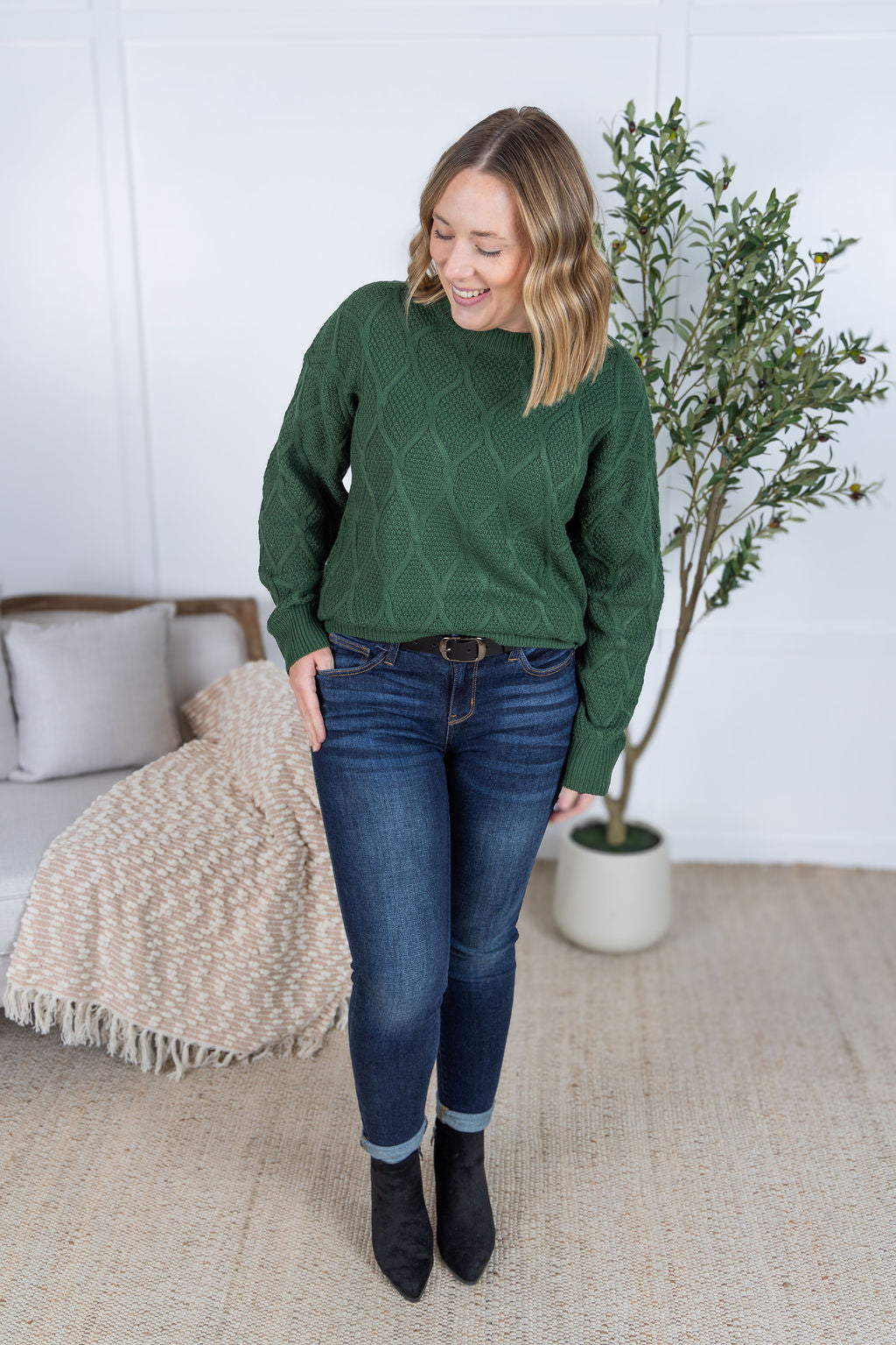 Michelle Mae Carson Sweater - Green
