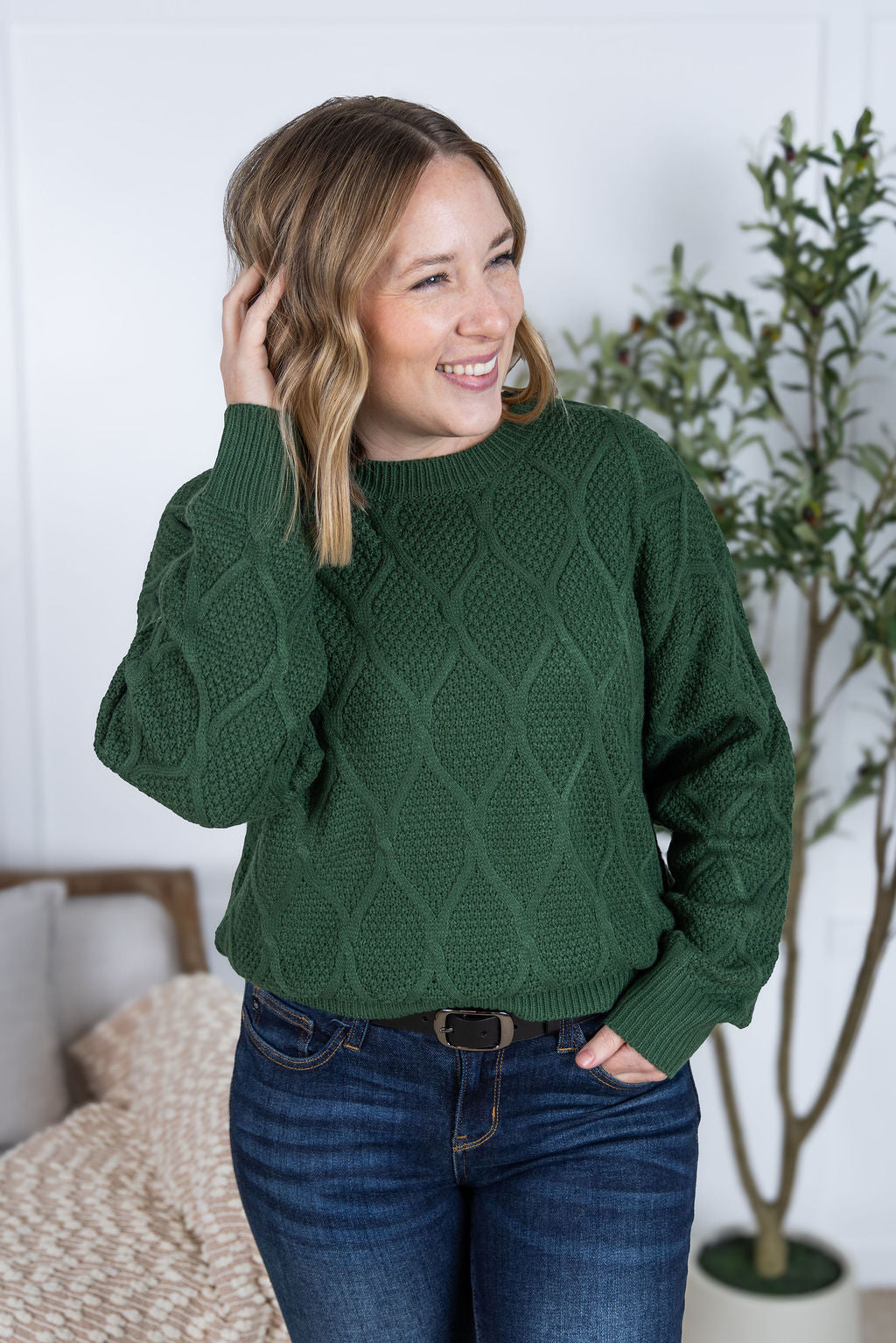 Michelle Mae Carson Sweater - Green