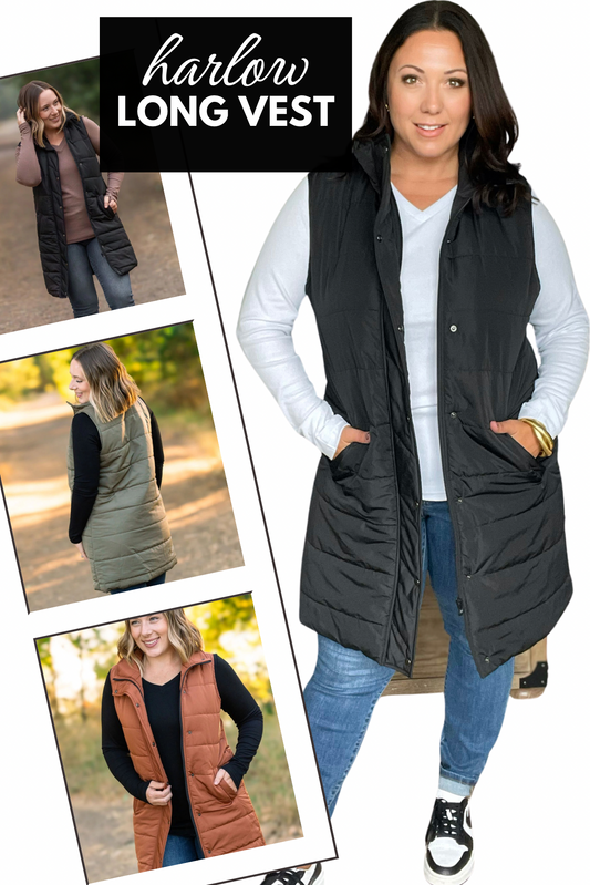 HARLOW LONG VESTS