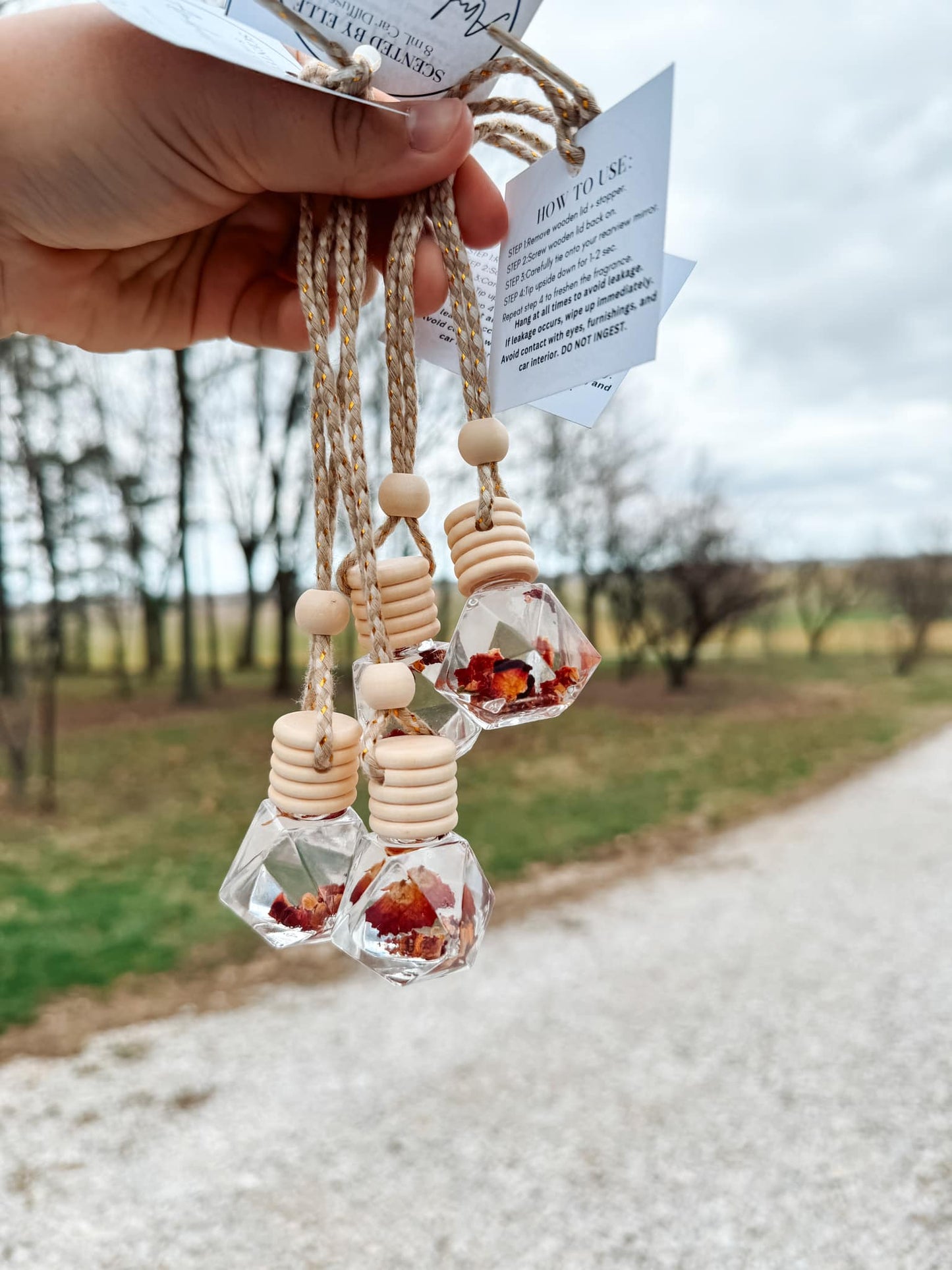 Preorder: Scented By Elle Hanging Car Oil Diffusers - New Fall Scents!