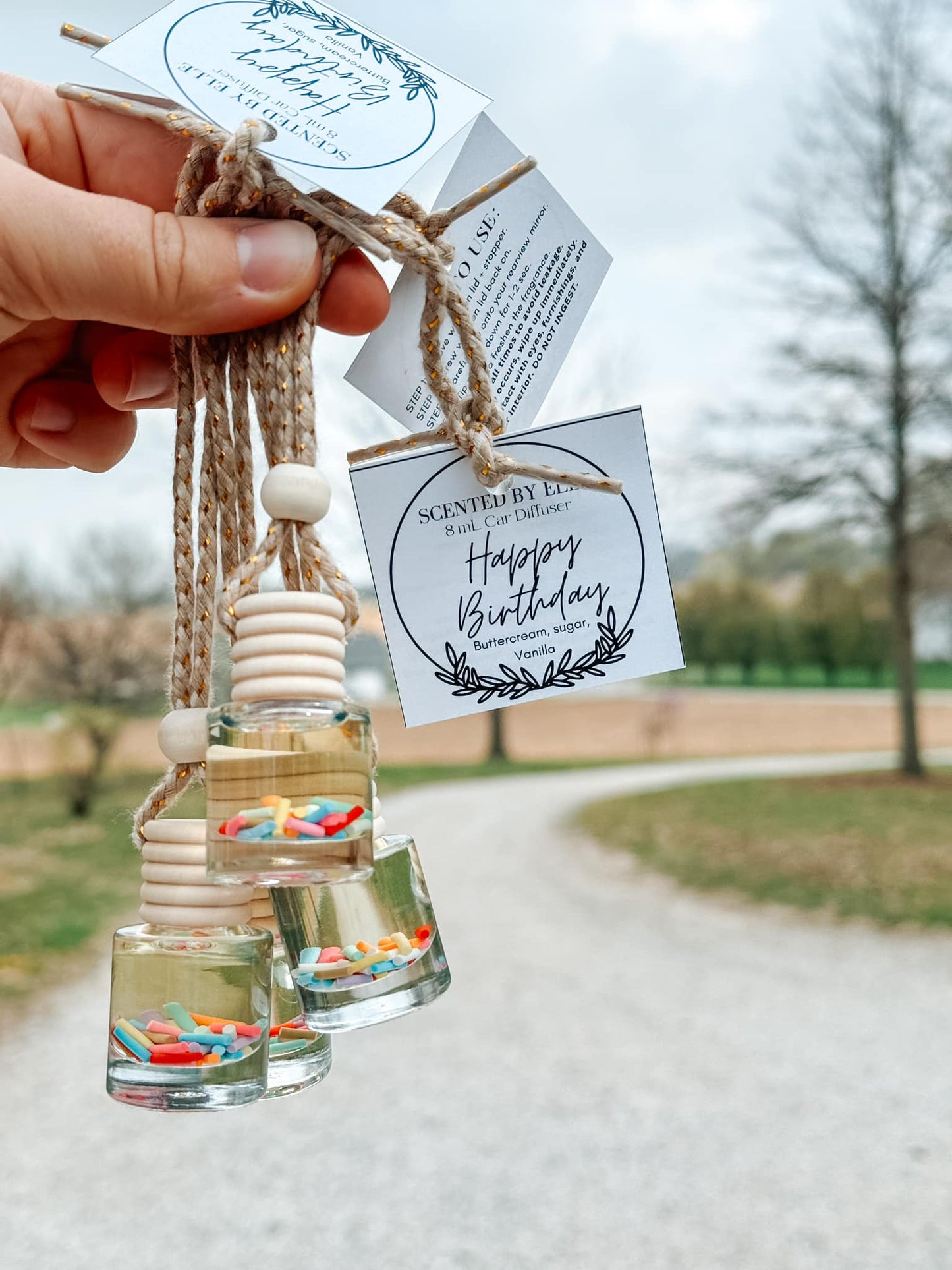 Preorder: Scented By Elle Hanging Car Oil Diffusers - New Fall Scents!