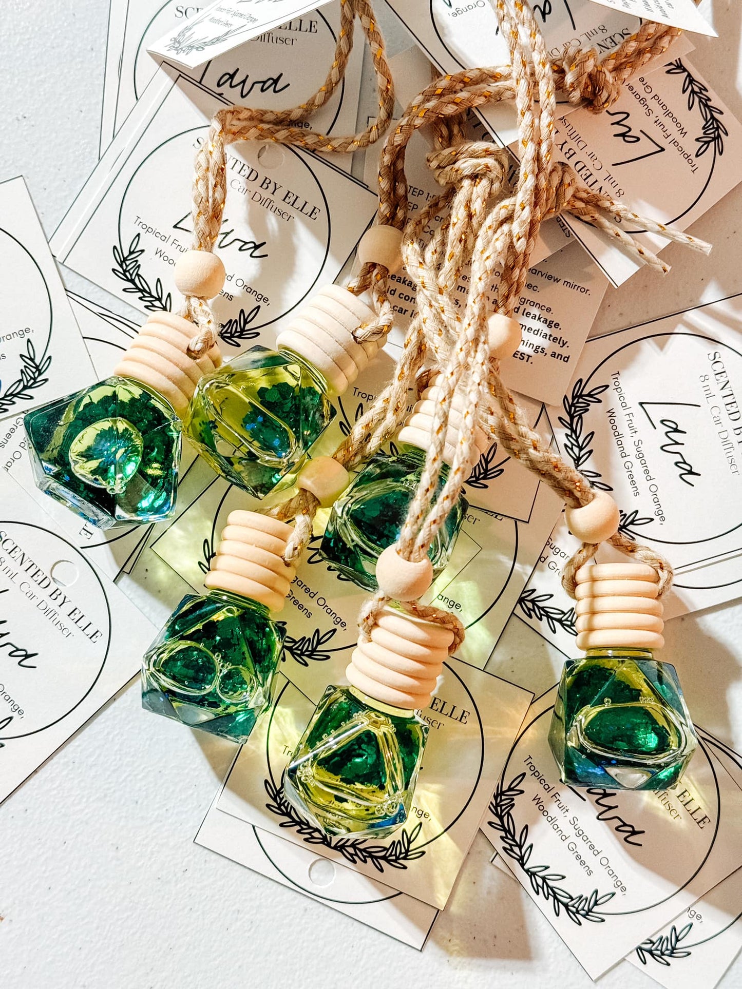 Preorder: Scented By Elle Hanging Car Oil Diffusers - New Fall Scents!