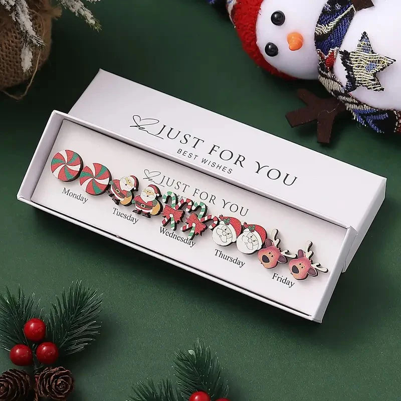 Preorder: Box of Christmas Stud Earrings