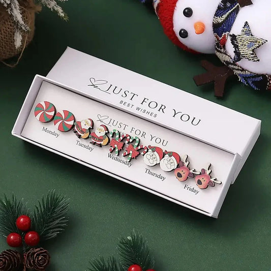 Preorder: Box of Christmas Stud Earrings