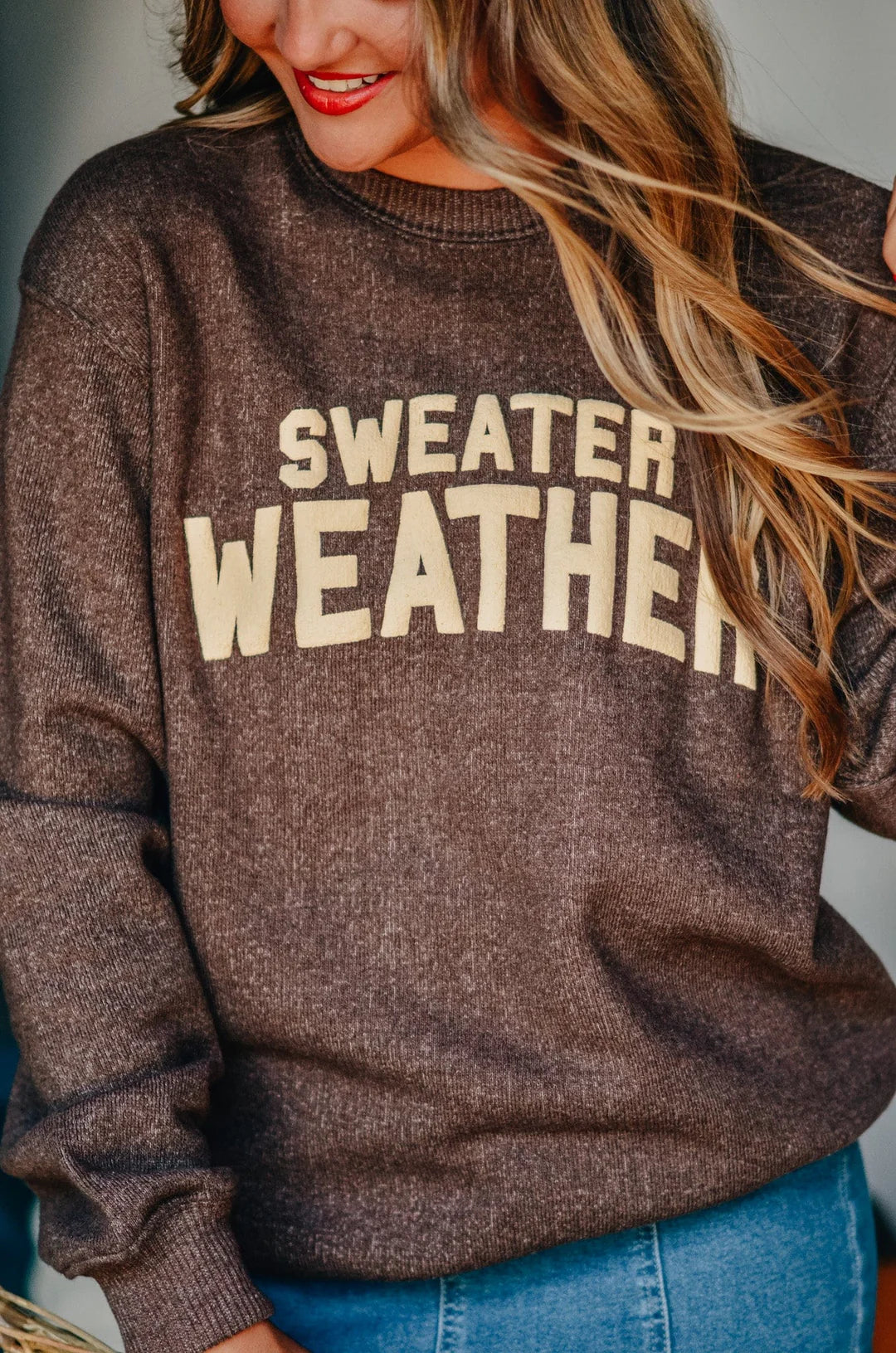 PREORDER: Sweater Weather Puff Knit Sweater