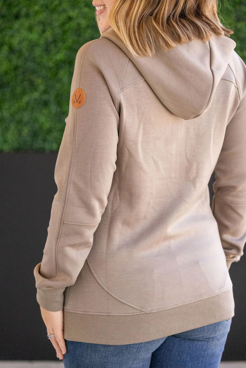 IN STOCK Scuba HalfZip Hoodie - Mocha