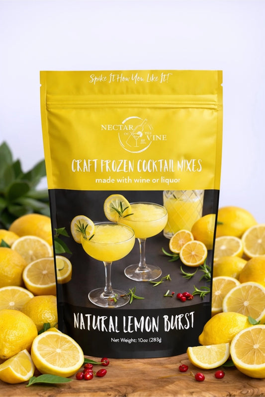 PREORDER Nectar of the Vine Natural Lemon Burst Wine Slushy Mix