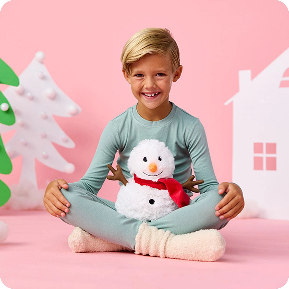 PREORDER: Red Scarf Snowman Warmies