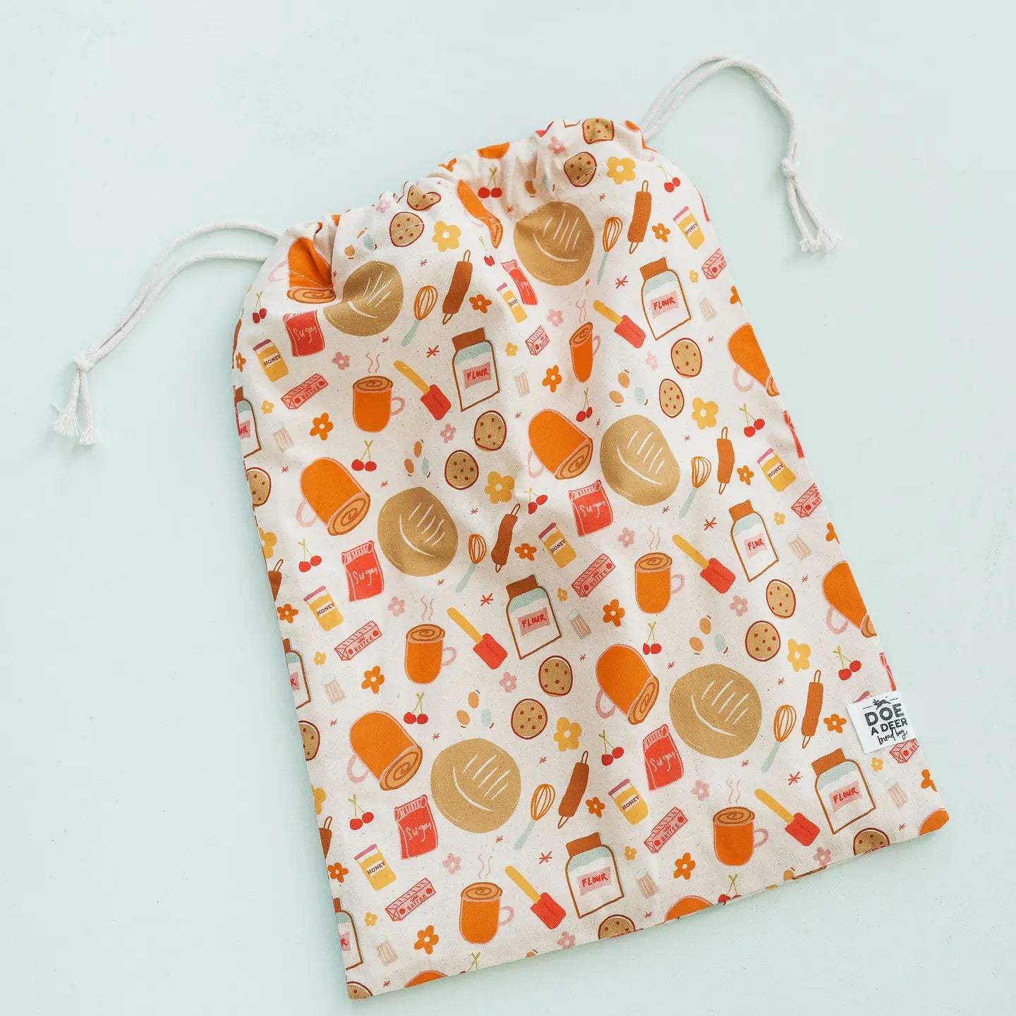 Doe a Deer Bread Bag (new designs + NEW Closure)